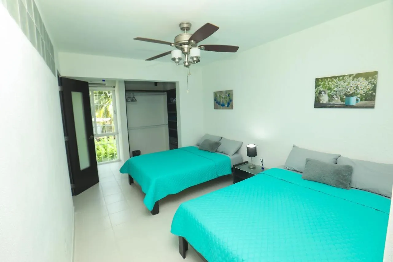Apartamento Depa de 3 habs, 3 baños y piscina  Cancún