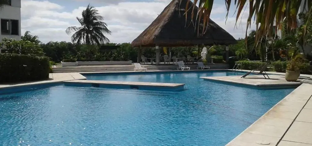 Apartamento Depa de 3 habs, 3 baños y piscina  Cancún México