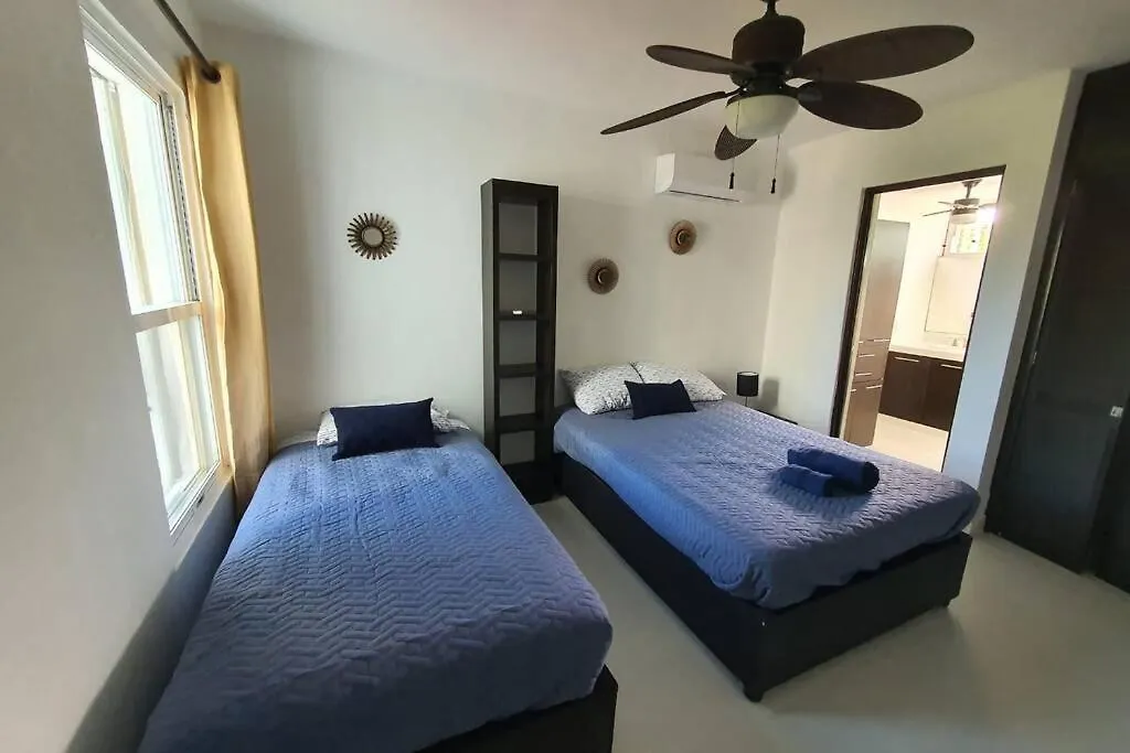 Apartamento Depa de 3 habs, 3 baños y piscina  Cancún México