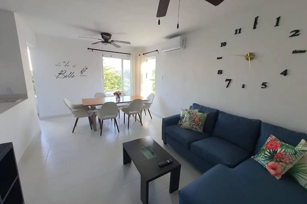 Apartamento Depa de 3 habs, 3 baños y piscina  Cancún México