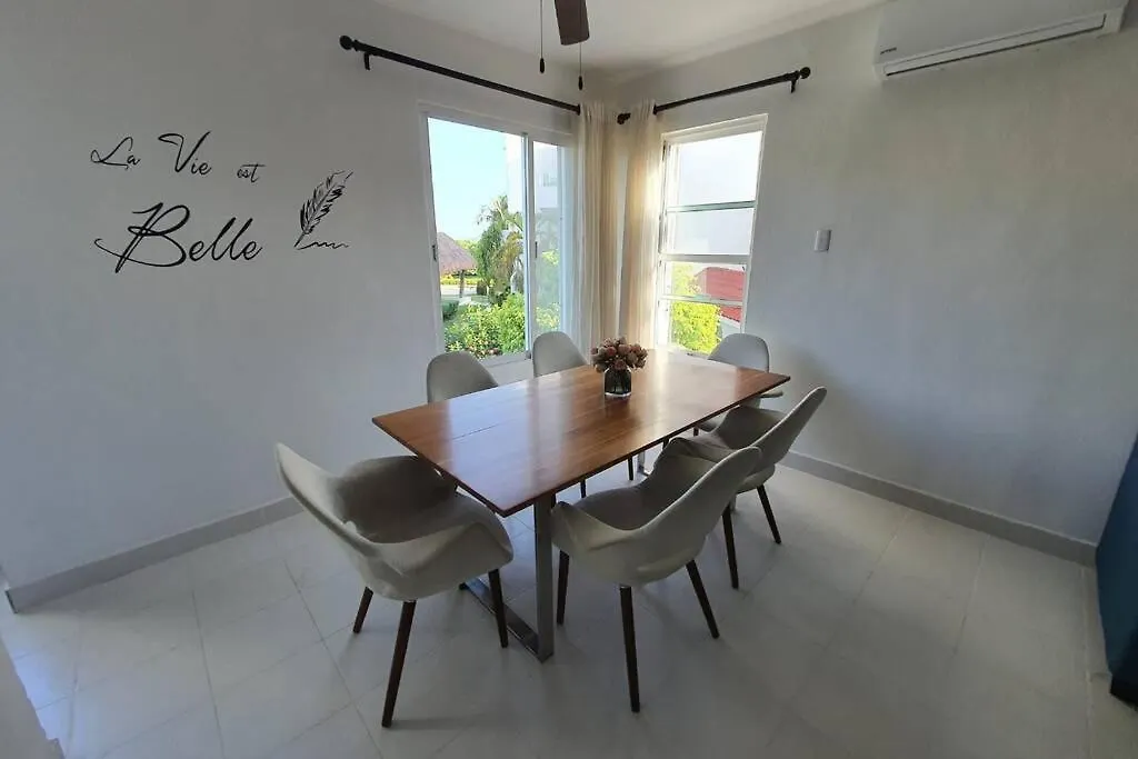 Apartamento Depa de 3 habs, 3 baños y piscina  Cancún 0*,