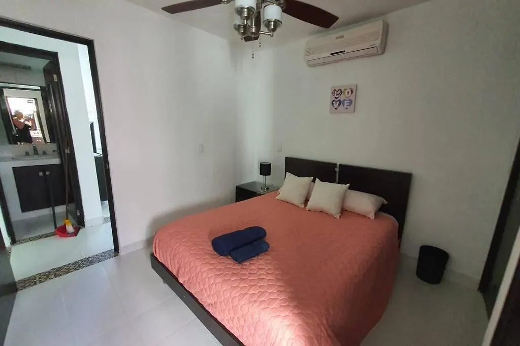 Apartamento Depa de 3 habs, 3 baños y piscina  Cancún