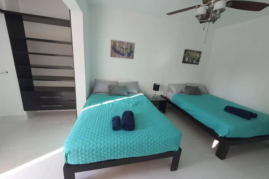 Apartamento Depa de 3 habs, 3 baños y piscina  Cancún México