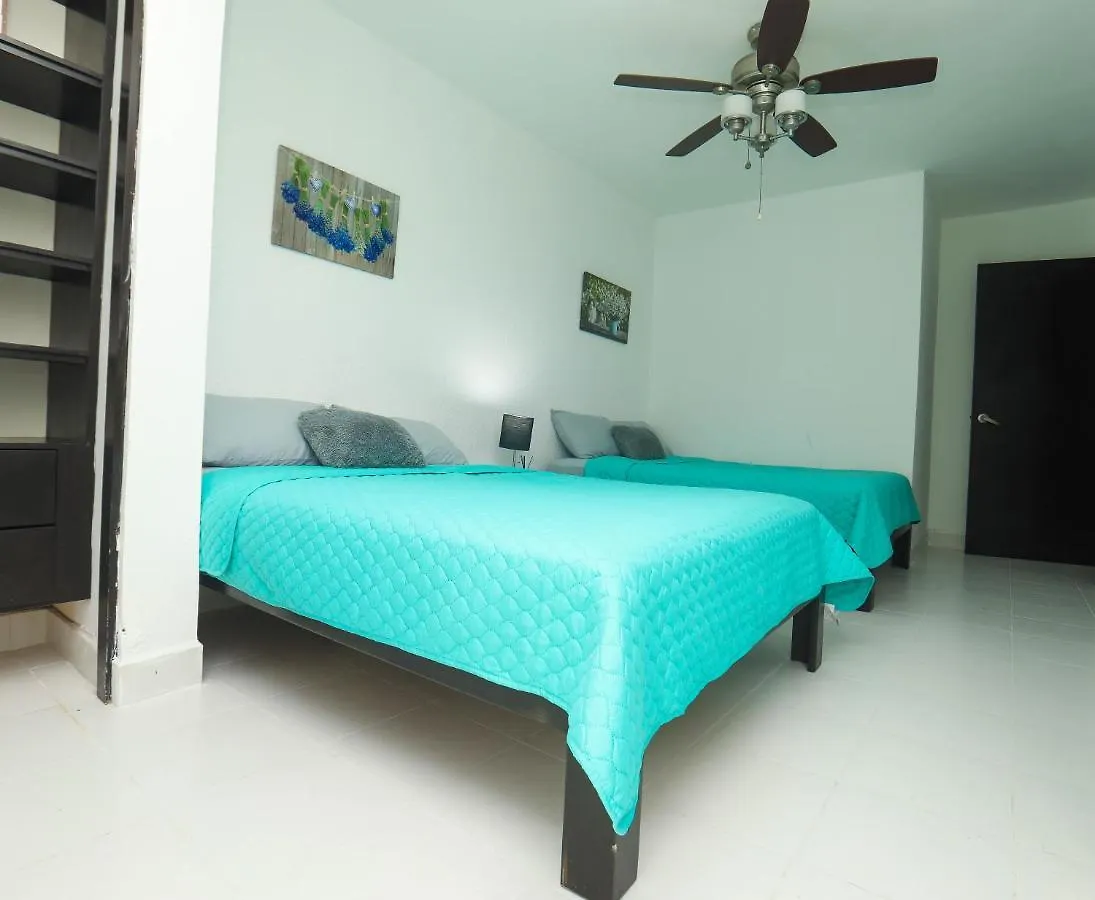 Apartamento Depa de 3 habs, 3 baños y piscina  Cancún