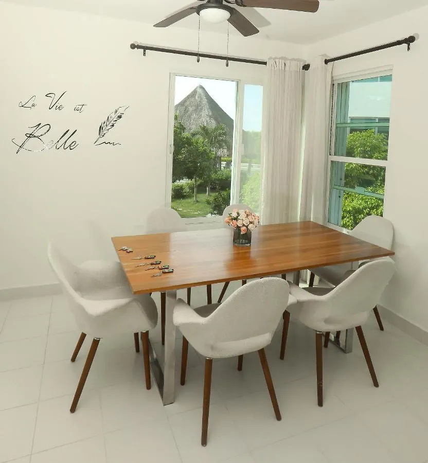 Apartamento Depa de 3 habs, 3 baños y piscina  Cancún