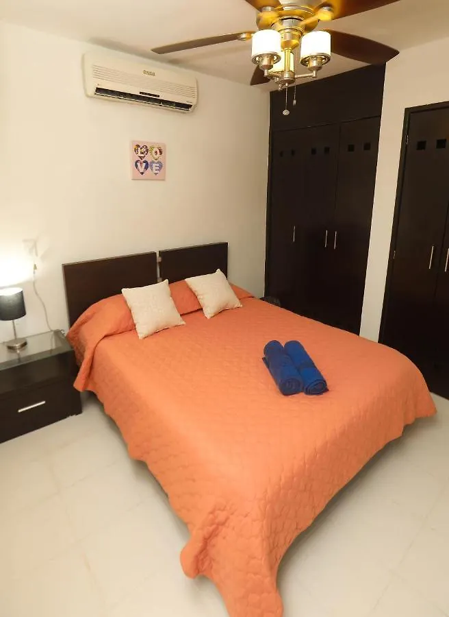 Apartamento Depa de 3 habs, 3 baños y piscina  Cancún