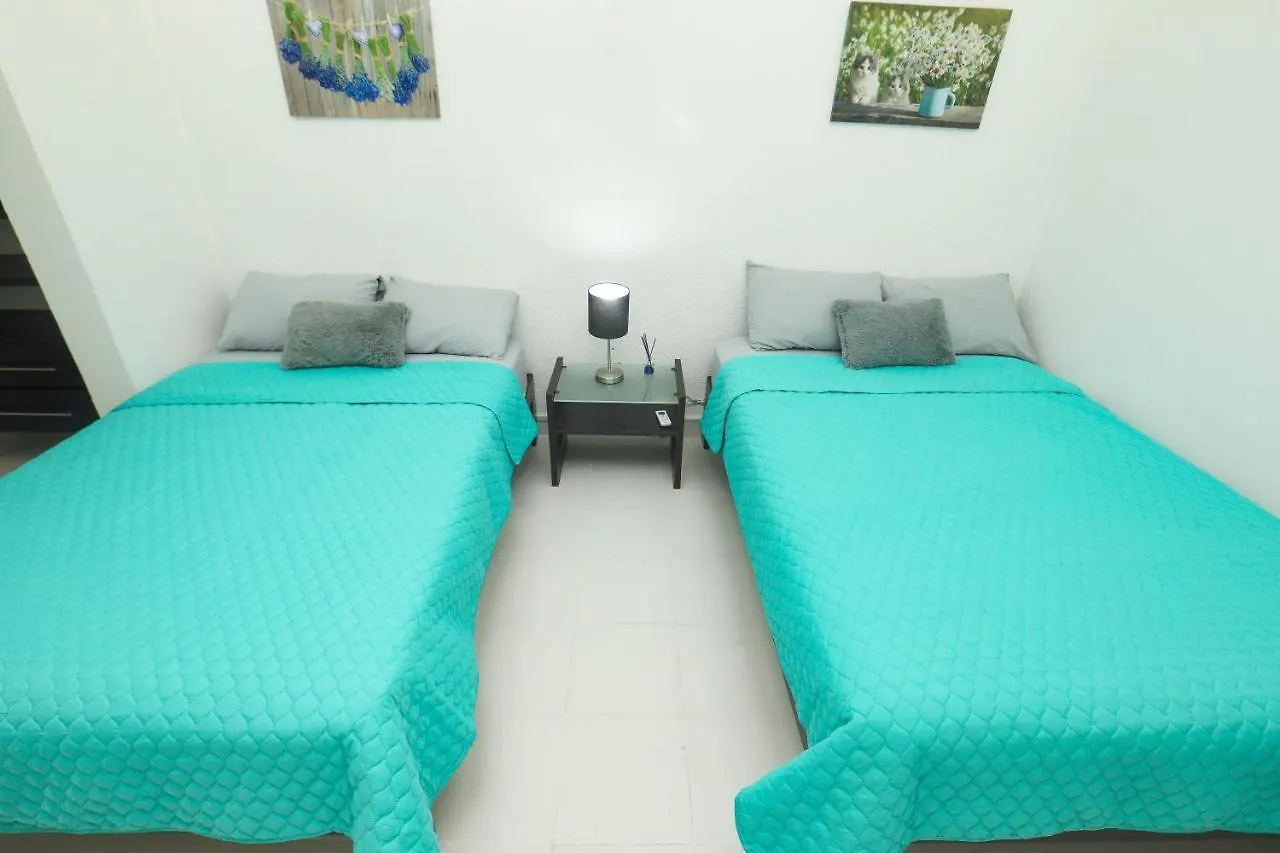 Apartamento Depa de 3 habs, 3 baños y piscina  Cancún México