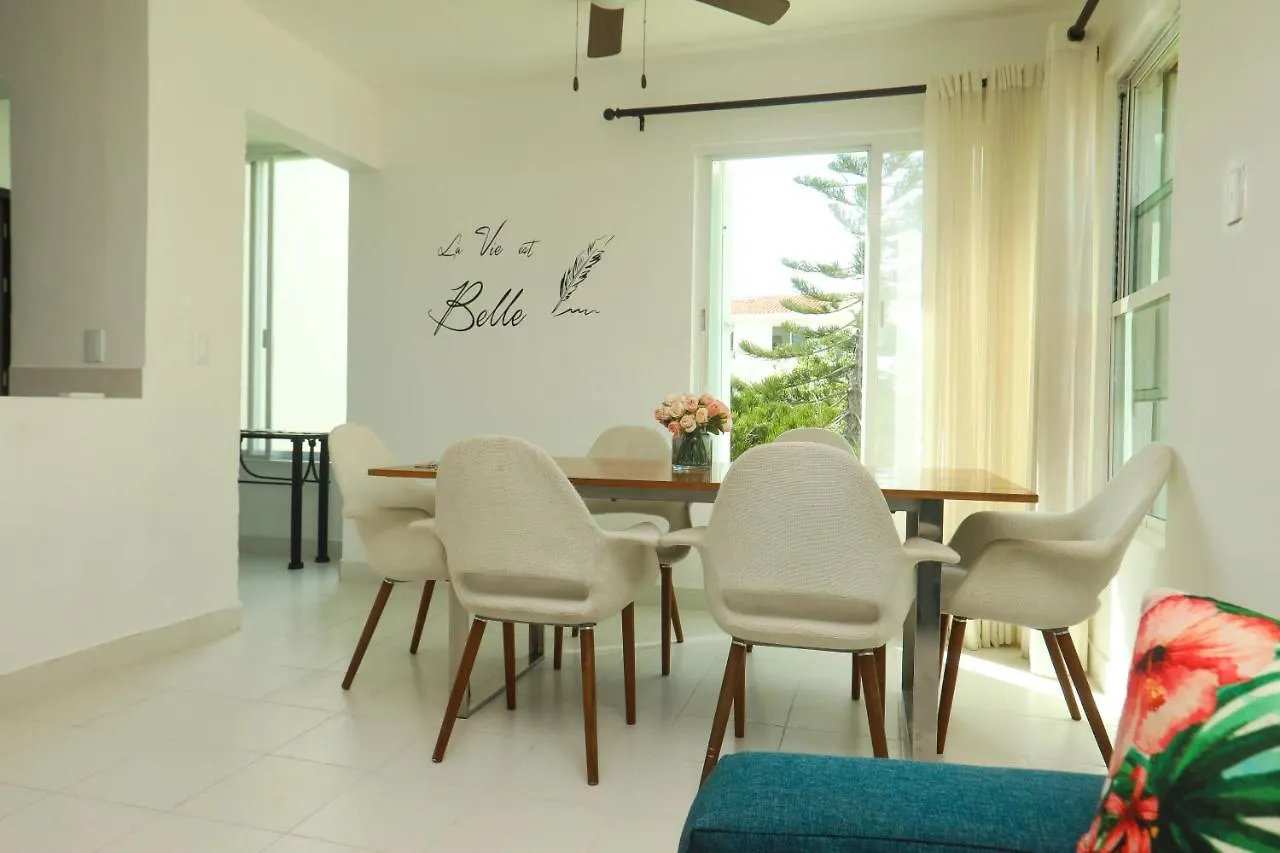 Apartamento Depa de 3 habs, 3 baños y piscina  Cancún