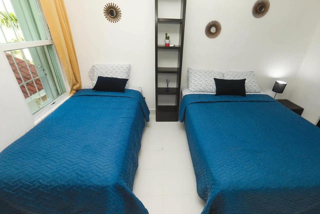 Apartamento Depa de 3 habs, 3 baños y piscina  Cancún México